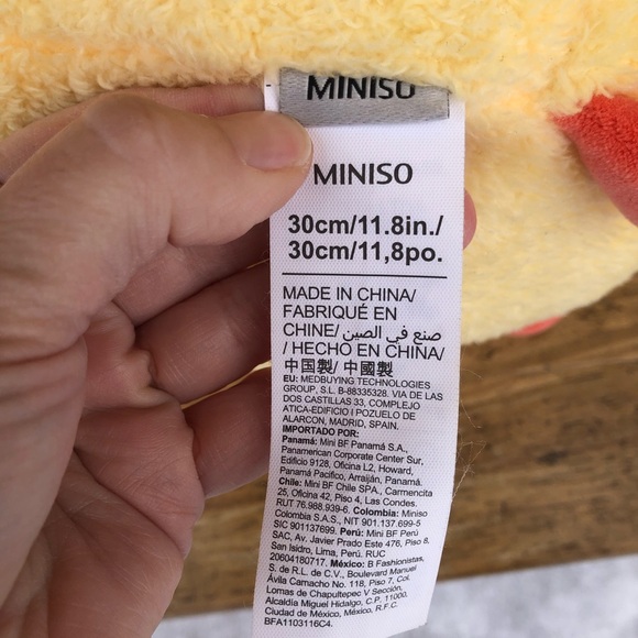 Miniso Plush Vitality Cafeteria Fried Shrimp stuffed animal plushie toy💛🧡🤎 - Picture 8 of 9